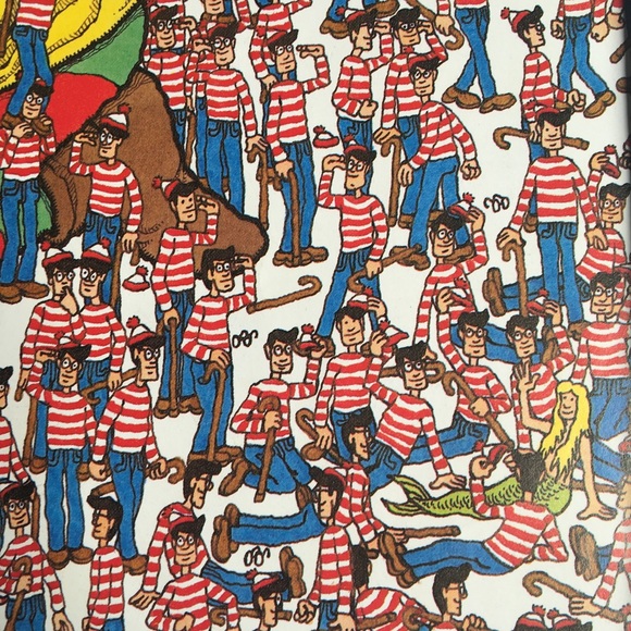 Where’s Waldo Wall Decor Wheres Waldo Land Of Waldos Matted Art